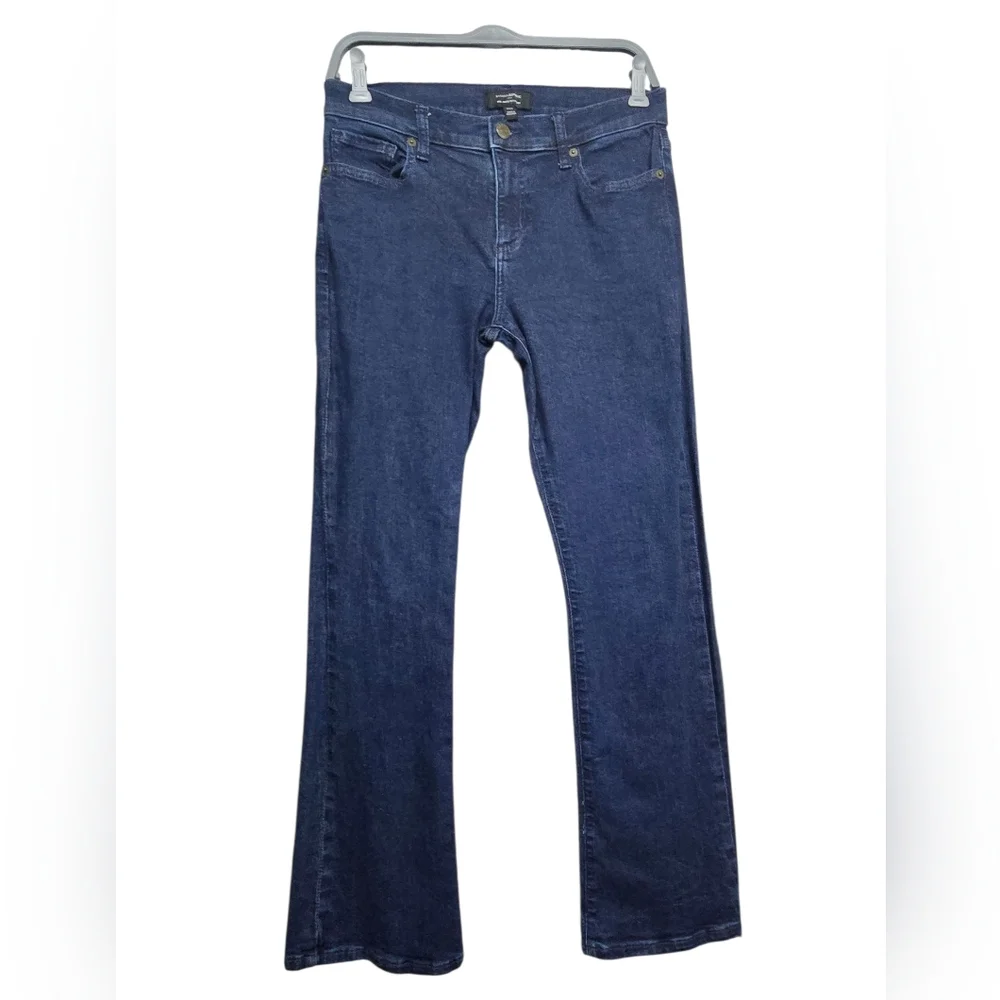 Banana Republic Mid-Rise Bootcut Jeans Sz 4 or 27 Dark Blue 30